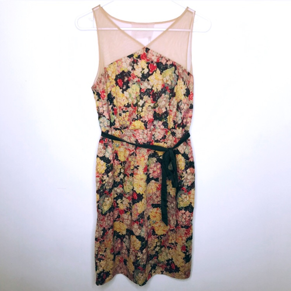 Sleeveless Floral Dress